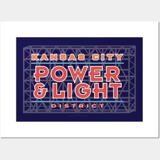 Kansas City Power and Light District Sign Posters and Art